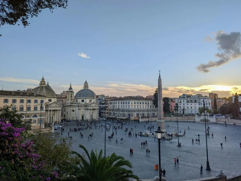 A view of Piazza del Popolo, Rome, Italy; Italian citizenship reform is moving Italian citizenship applications from consulates to a new centralized office in Rome.